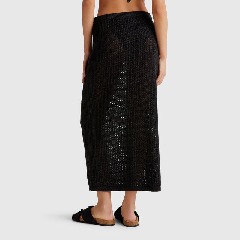 Knit tricot skirt