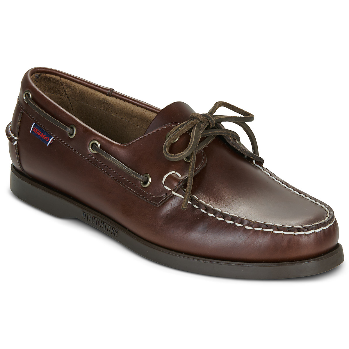 Sebago - DOCKSIDES PORTLAND WAXED - Brown