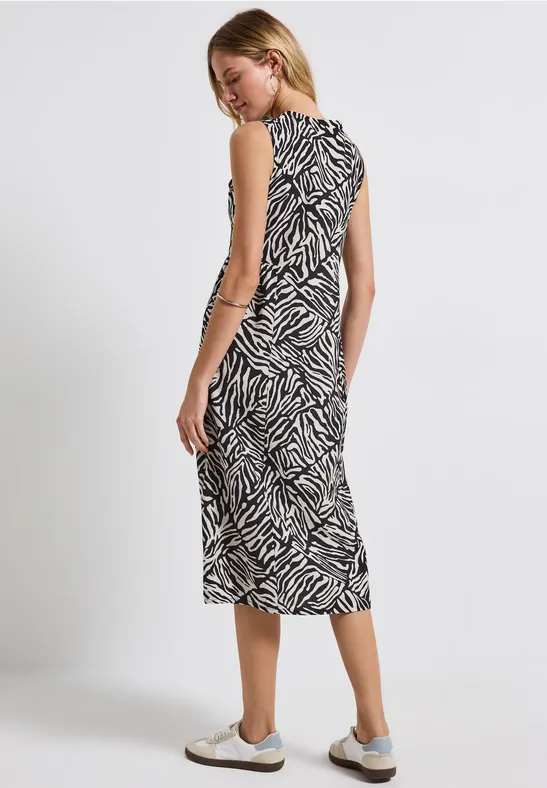 Gemustertes Midi-Kleid