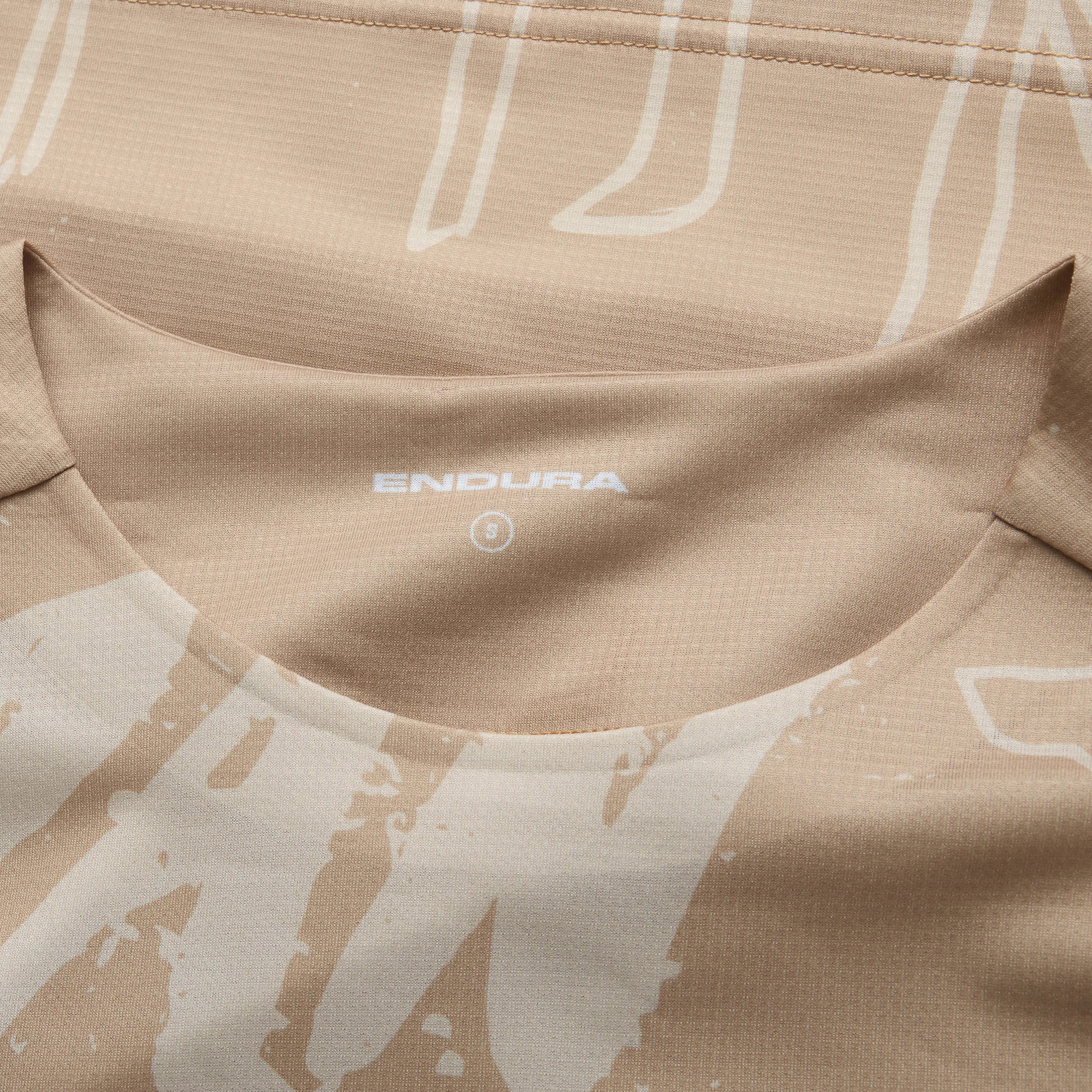 Women's SingleTrack S/S Print Tee - Sand