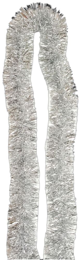 GIRLANDER GLITTER 200CM SØLV