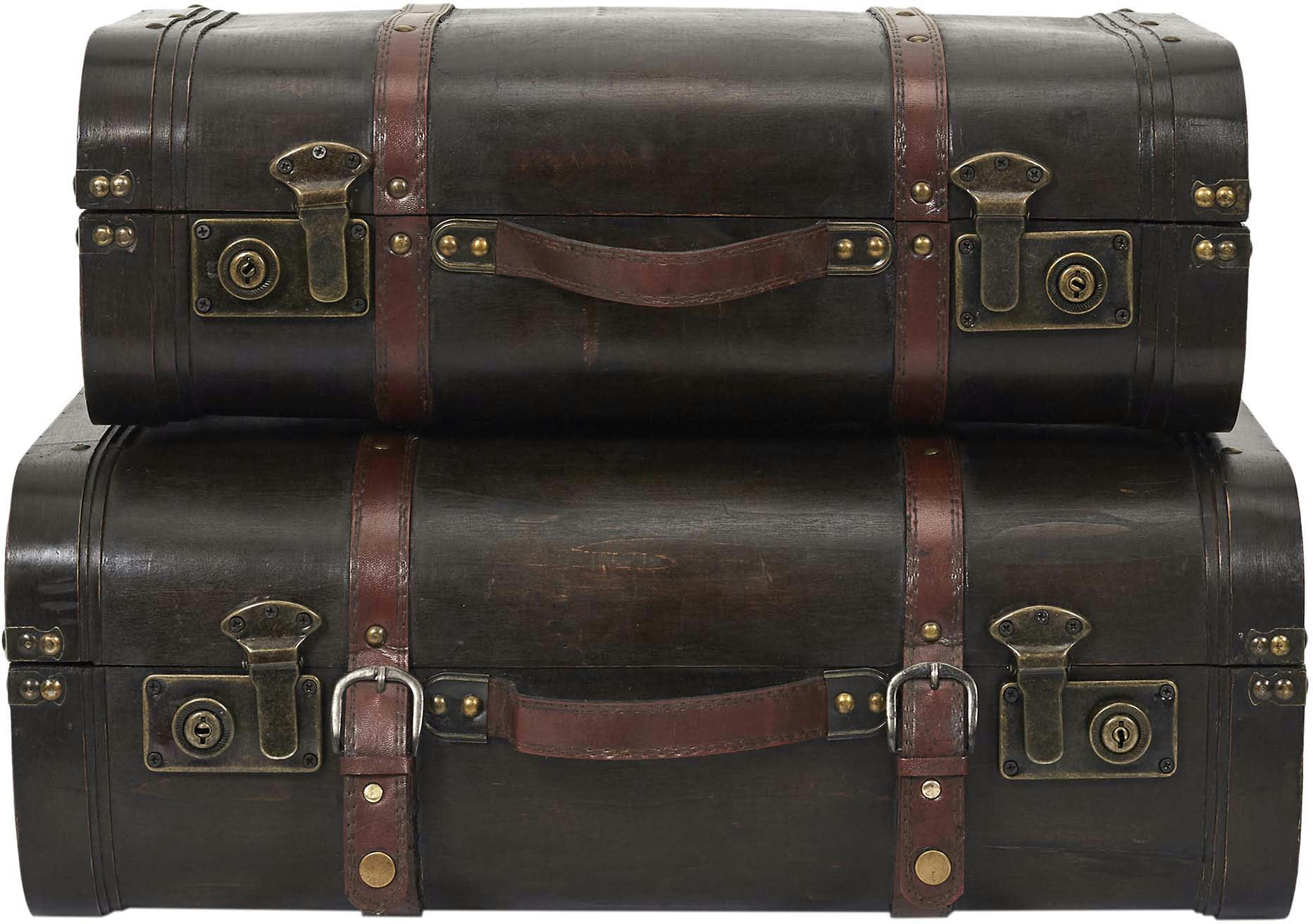 - Set de 2 malles vintages en bois arthur