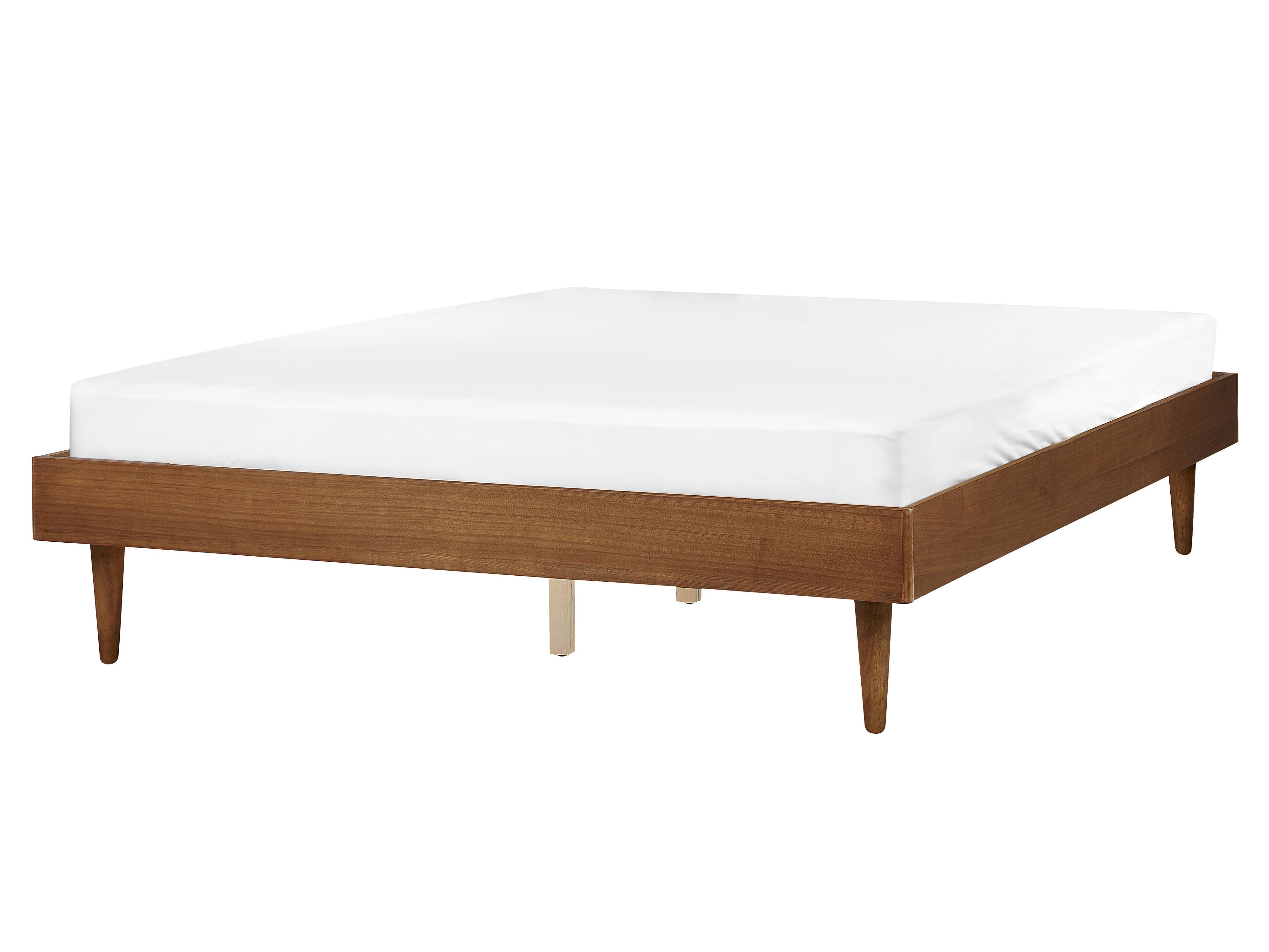 Bed TOUCY 160 x 200 cm (EU King Size) Brown Ash Wood