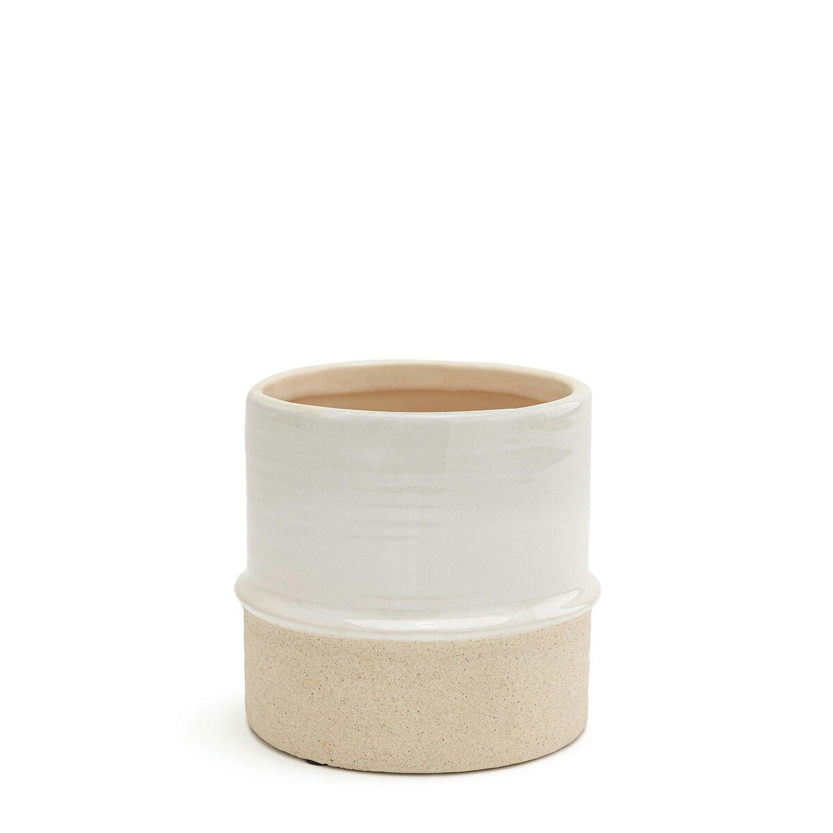 Cache-pot en céramique émaillée Ø15 cm, Malino