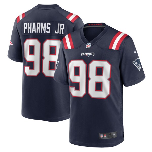 Jeremiah Pharms Jr. New England Patriots Nike  Game Jersey -  Navy