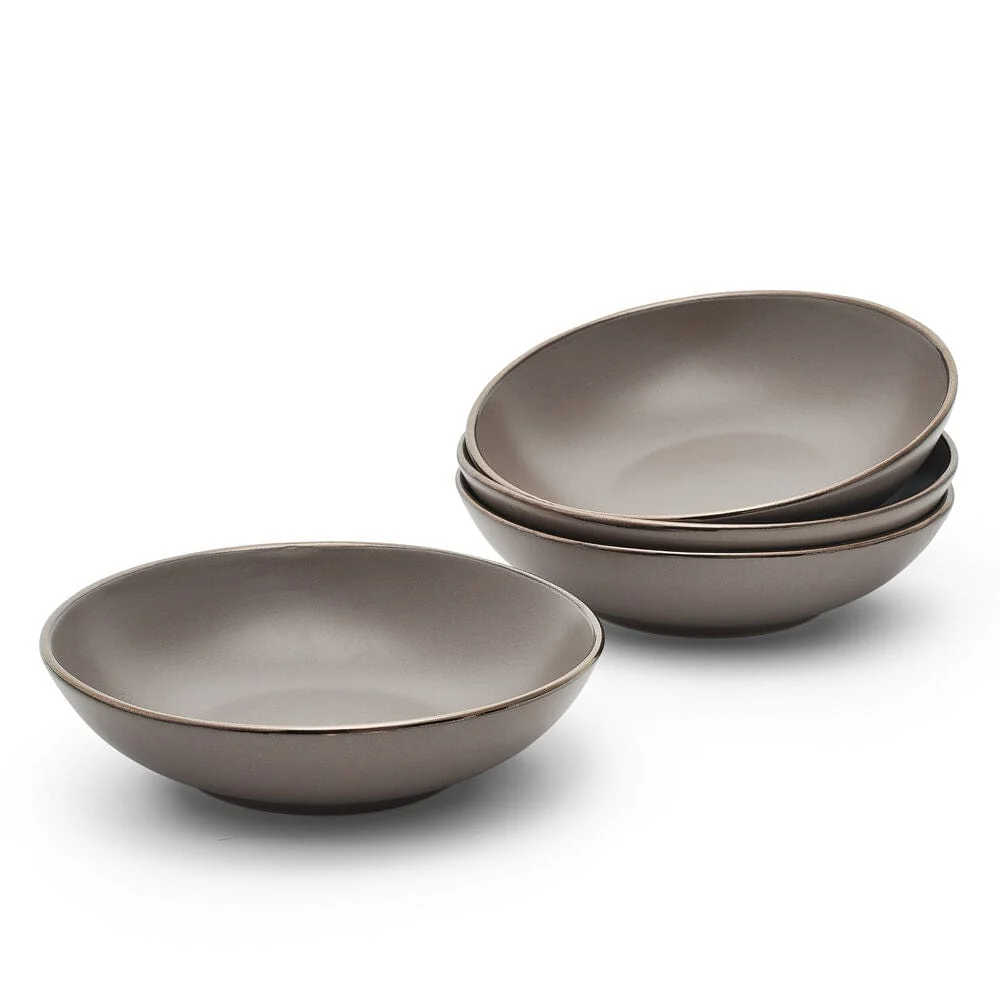 Hadlee Gray Set of 4 Pasta Bowls