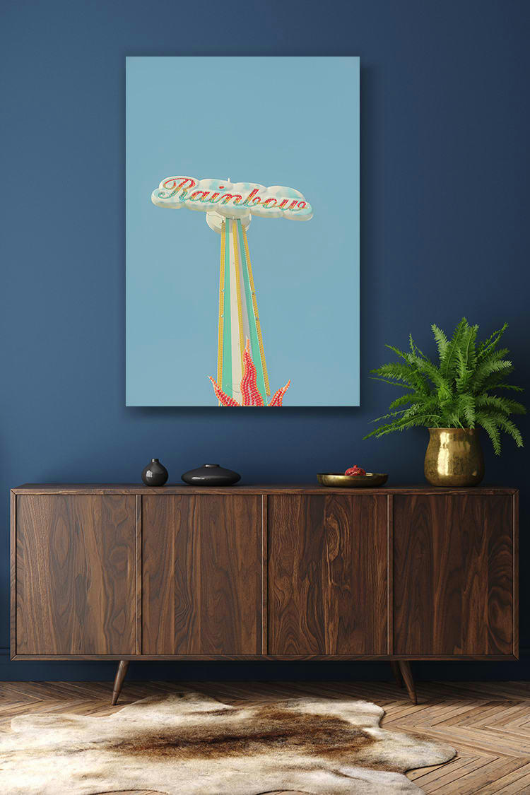 RAINBOW - Photographie d'art de Laura Sanchez 40x60 cm sur alu