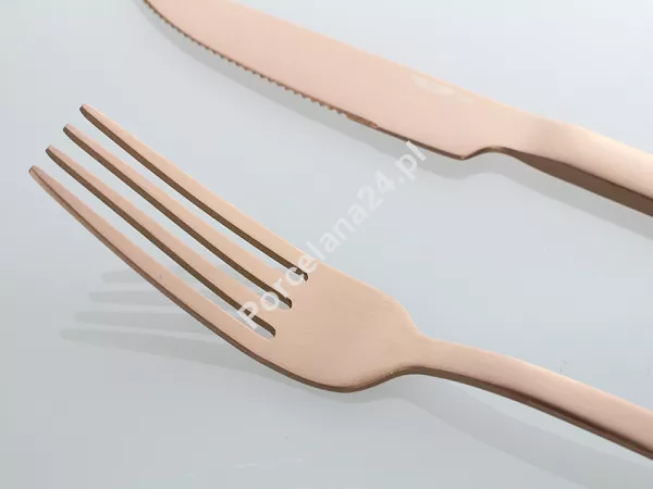 Komplet sztućców 24 cz. na 6 osób PINTINOX - Royal Satin Copper (2.5 mm) 23.2KSU.7091.K24