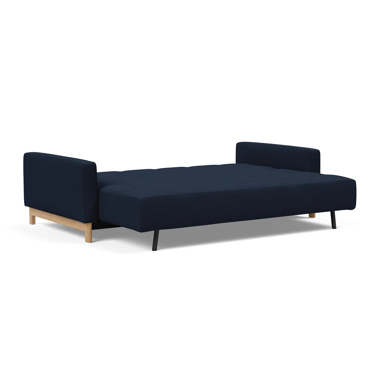 Innovation Living - Pyxis D.E.L Schlafsofa, 3-Sitzer, dunkelblau (Stoff 528 Mixed Dance)