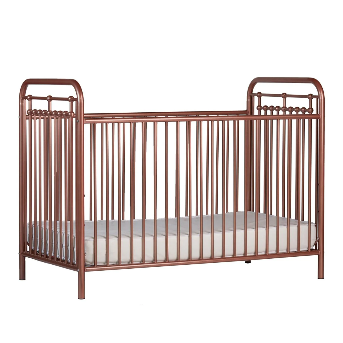 Little Seeds Sierra Ridge Tessa Rose Gold Metal Crib