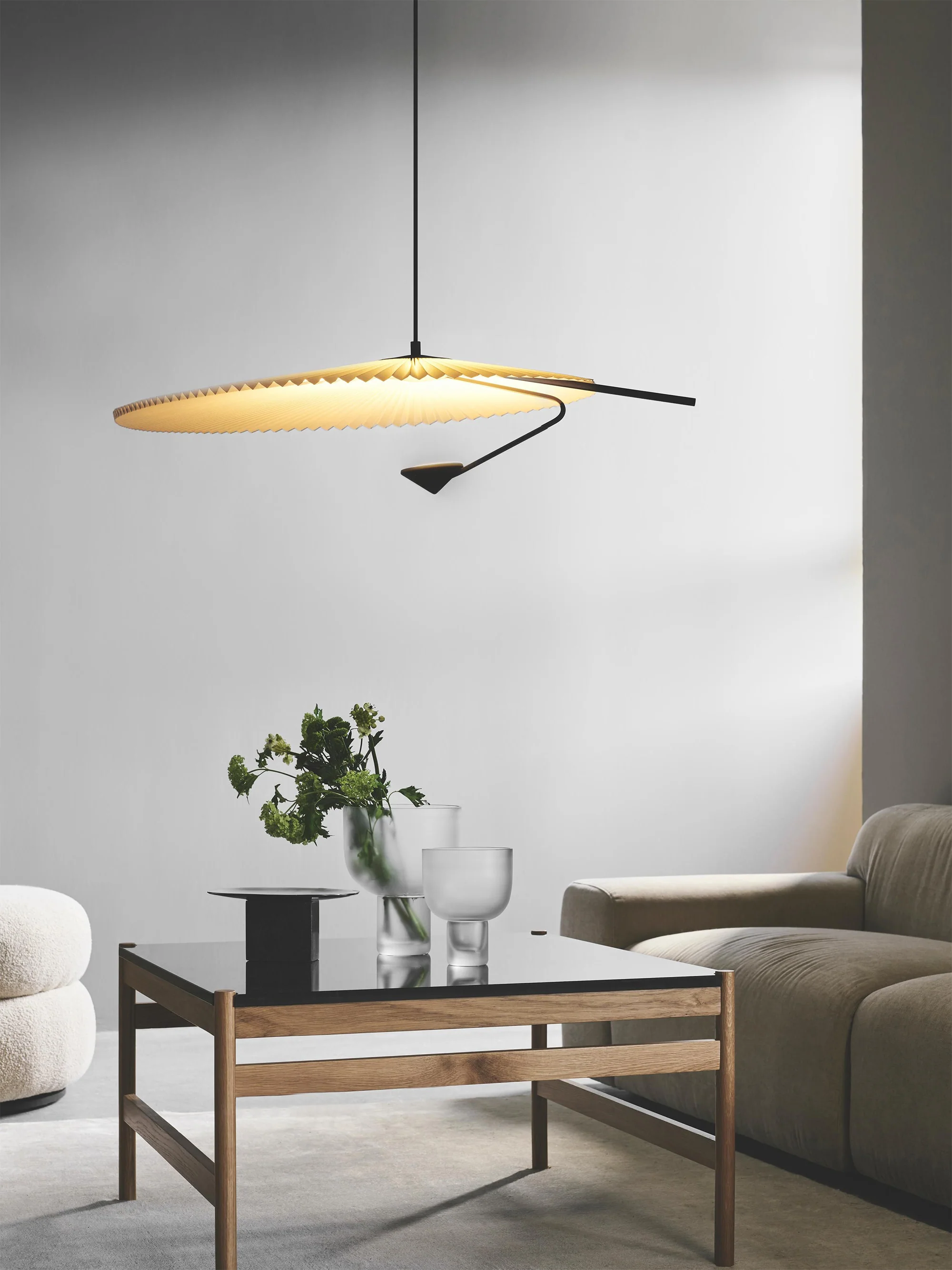 Große dimmbare LED-Pendelleuchte Liris