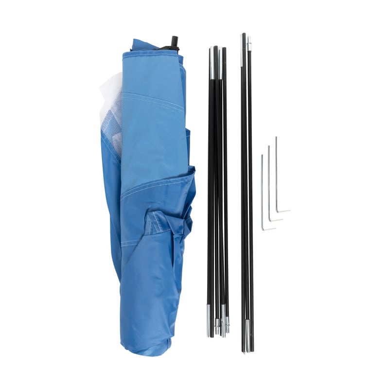 Strandtent - blauw - 220x120 cm