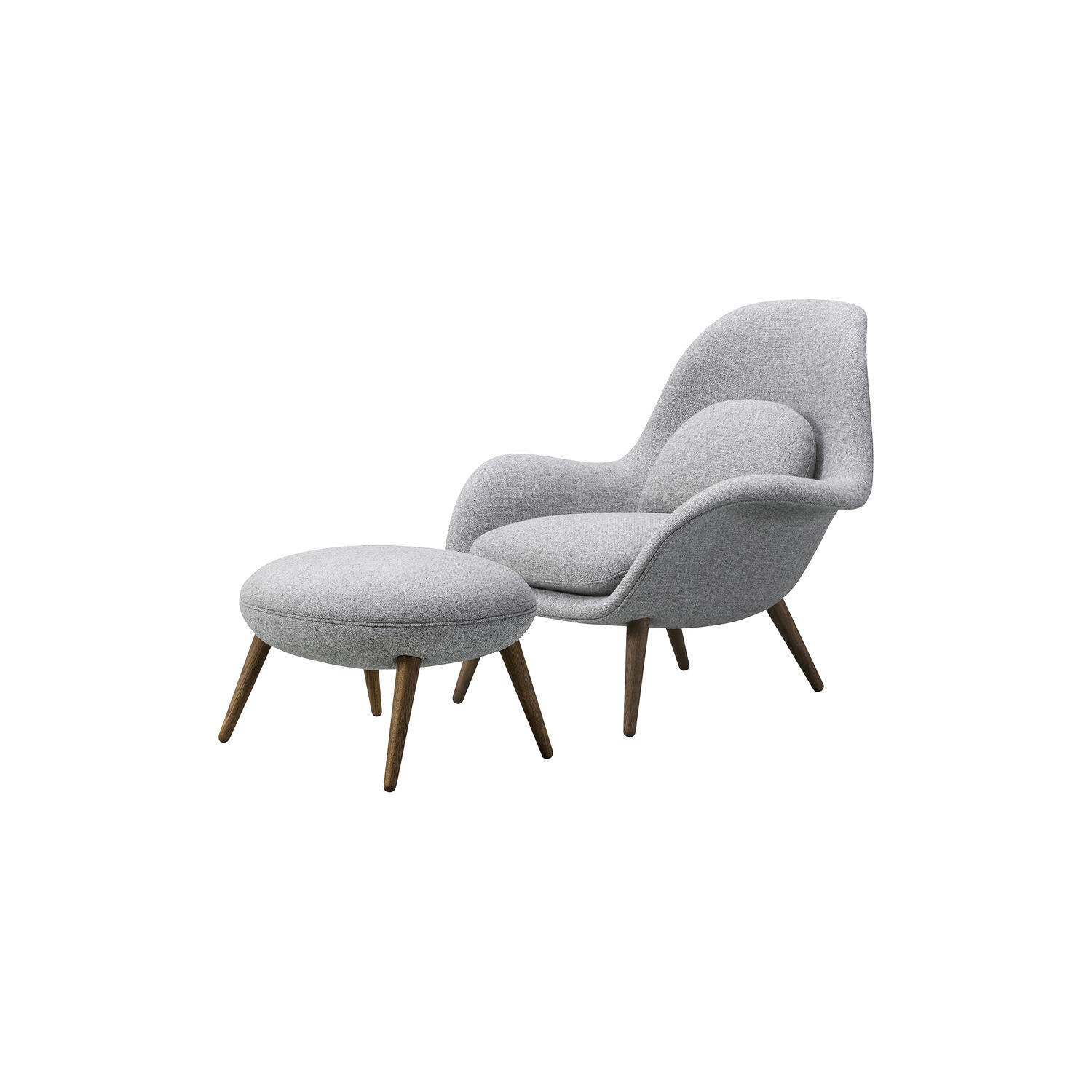 Swoon loungestol og skammel, Hallingdal 130