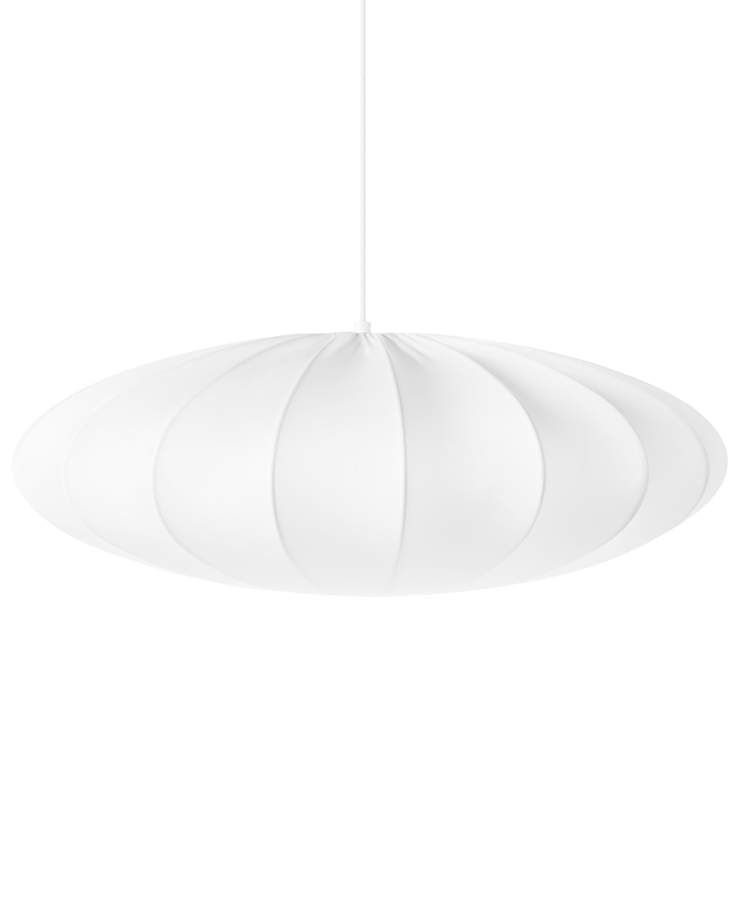 Lampa wisząca sufitowa nylonowa biała