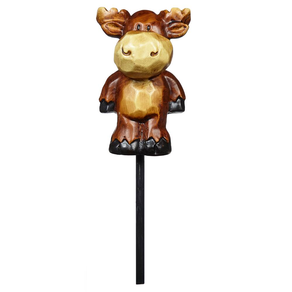 For Living Flower Pot & Garden Stakes, 5-in, Assorted