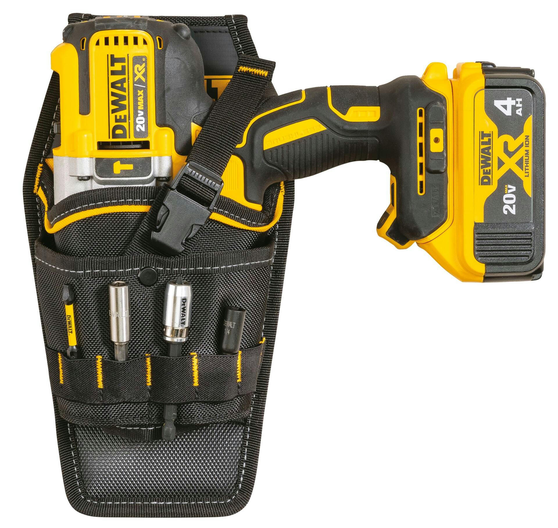 DEWALT Heavy-Duty Impact Drill Holster, Ambidextrous, 13 Pockets