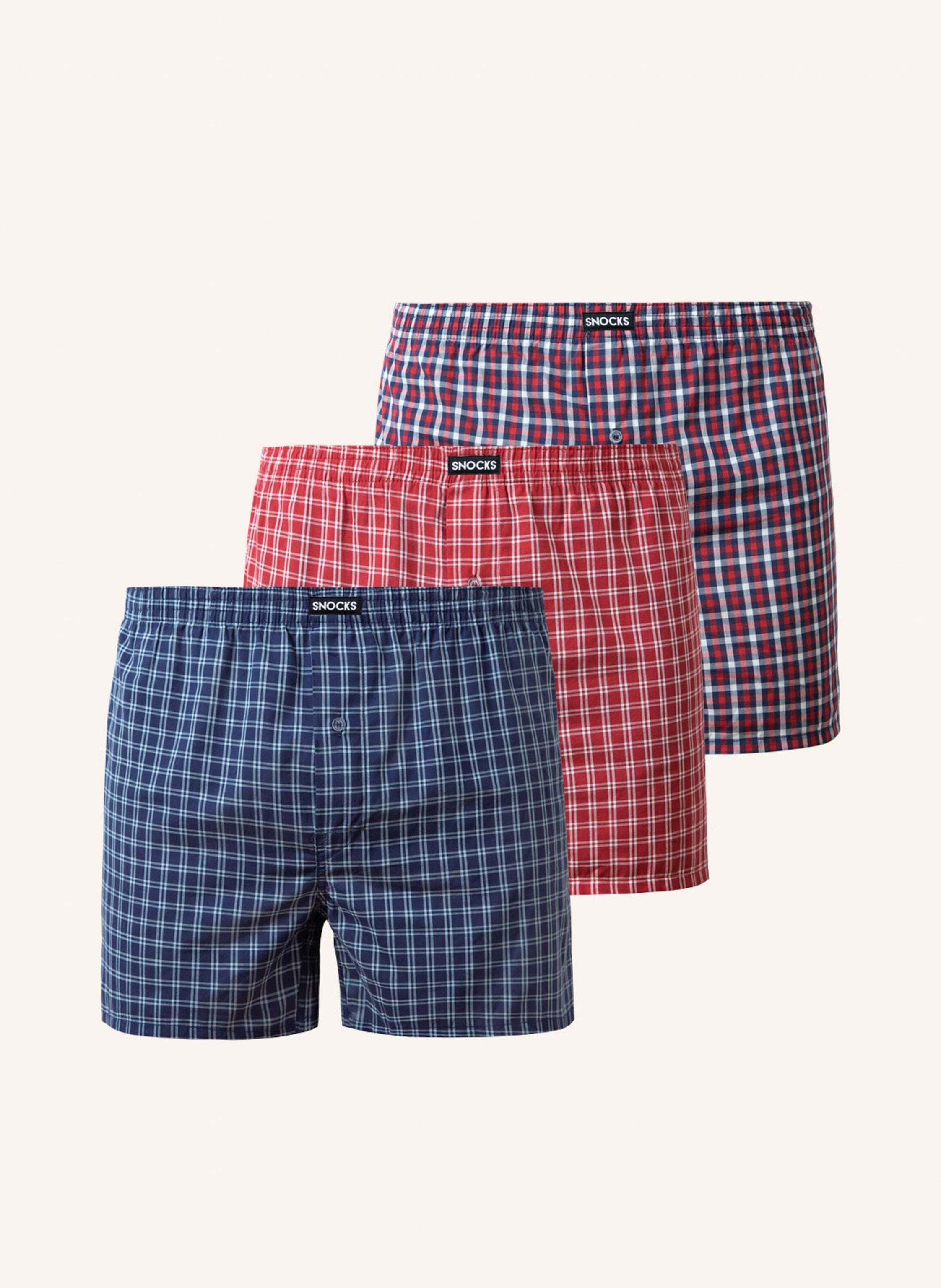 SNOCKS 3er-Pack American Boxershorts