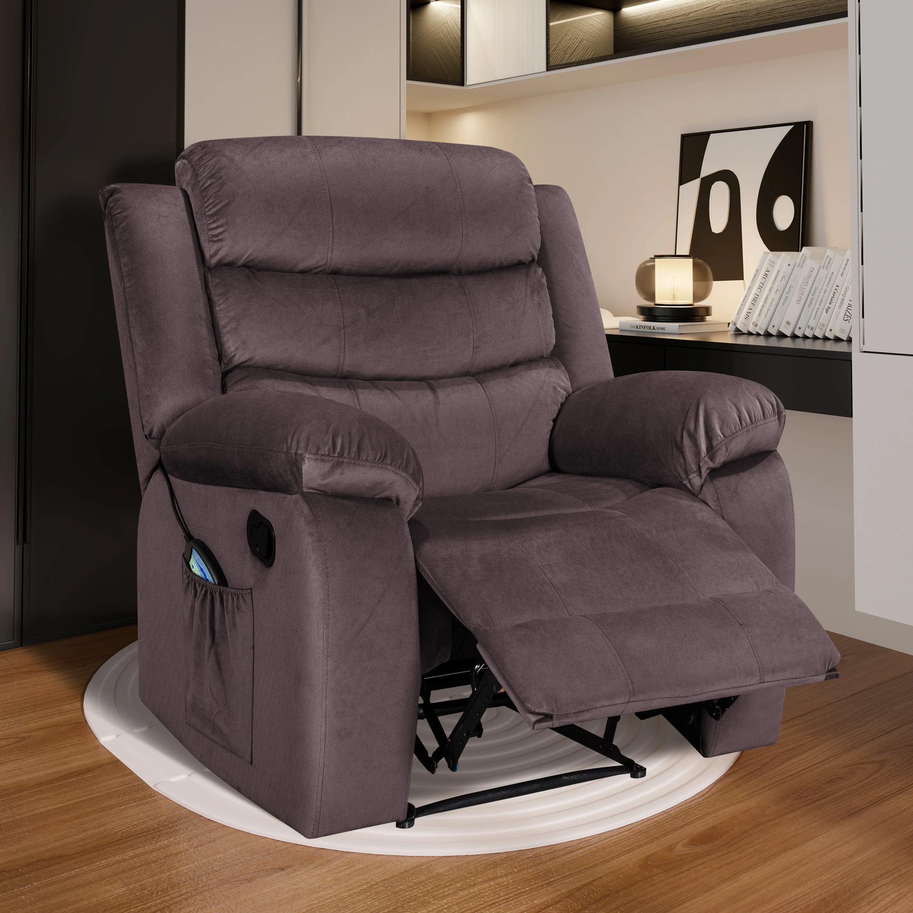 Soft Recliner Chair with Massage and Heat Function