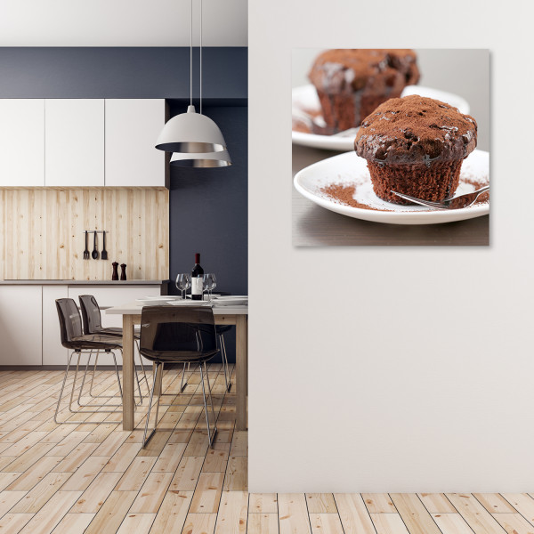 Feeby Obraz na płótnie, Muffiny czekoladowe 30x30
