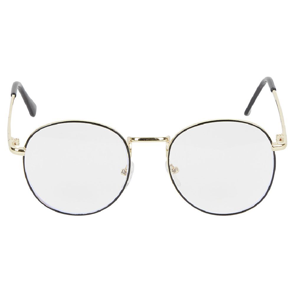 Lunettes noires et dorées anti lumière bleue