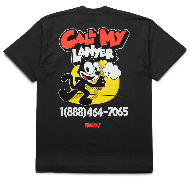 Market x Felix the Cat Spray Paint Tee - Vintage Black