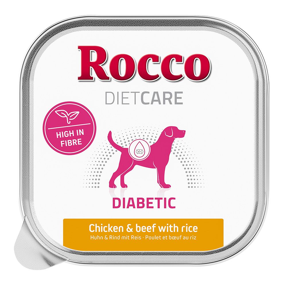Rocco Diet Care Diabetic - Chicken & Beef with Rice 10 x 150g