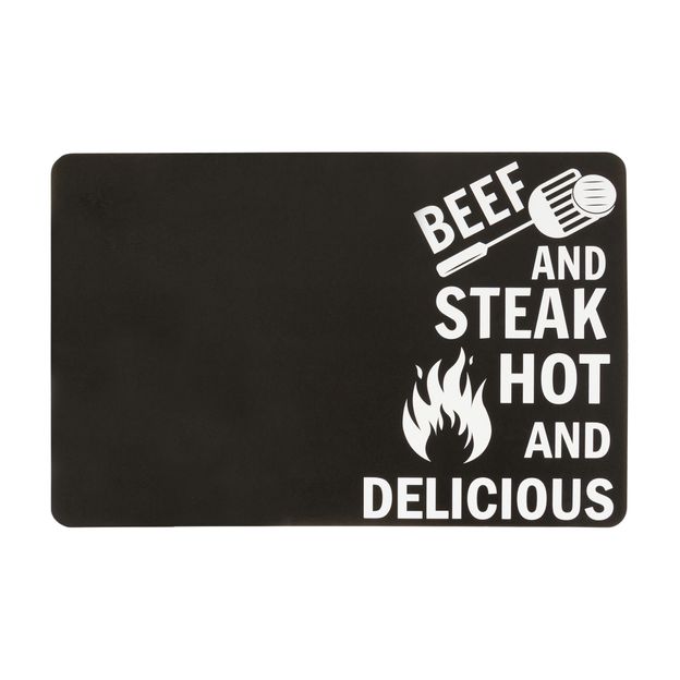 LUGAR AMERICANO 43 CM X 28 CM BARBACOA STEAK
