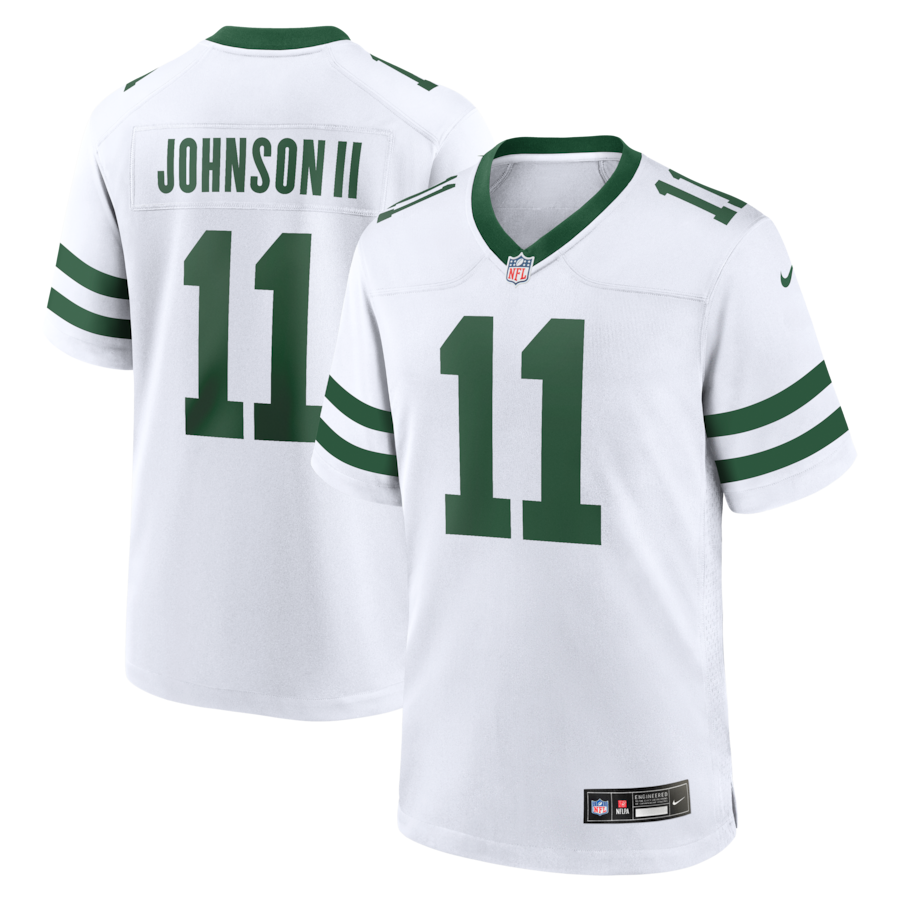 Jermaine Johnson II New York Jets Nike Alternate Game Jersey - Spotlight White