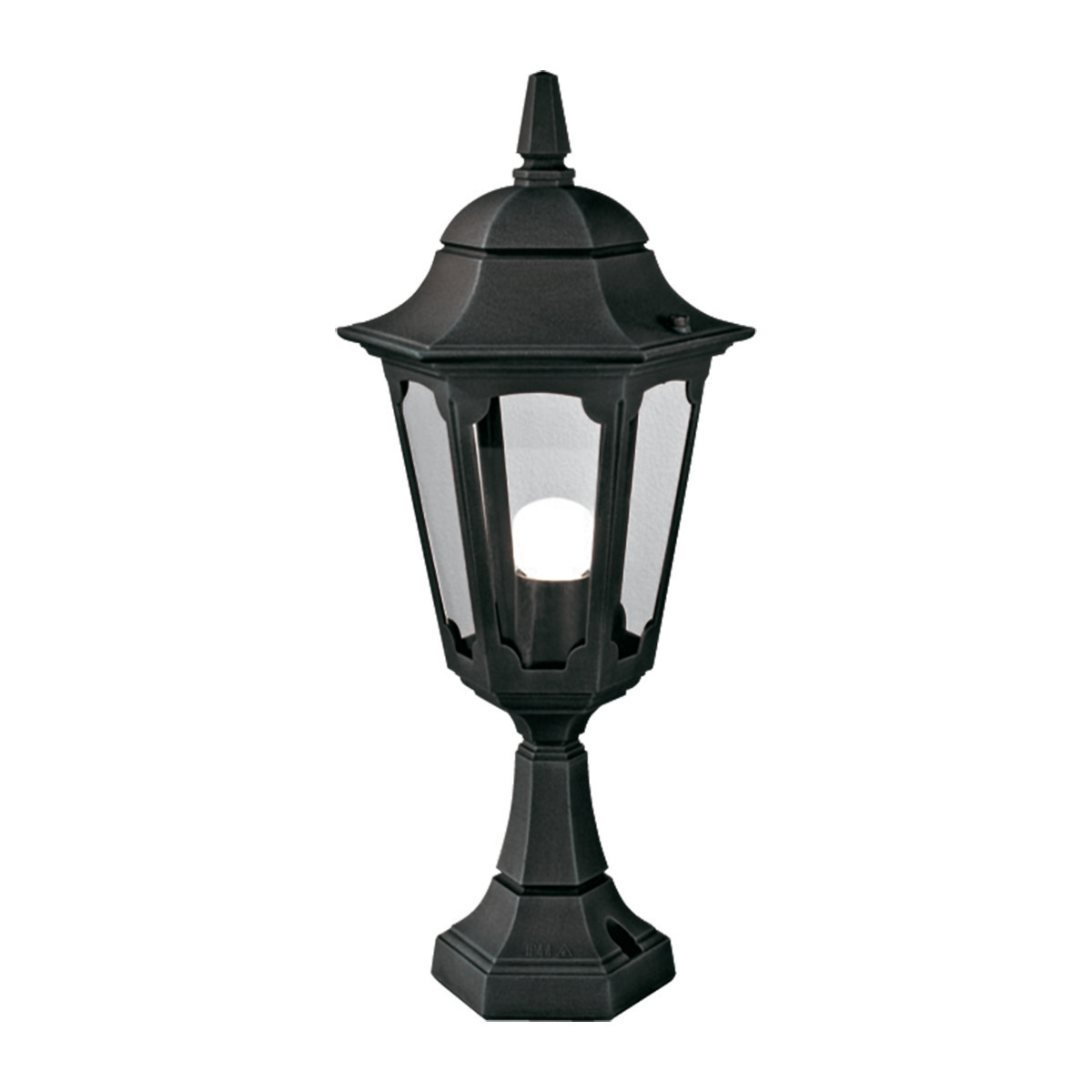 Lampa ogrodowa stojąca czarna Parish wys:54 cm 1xE27x60W IP44 Elstead