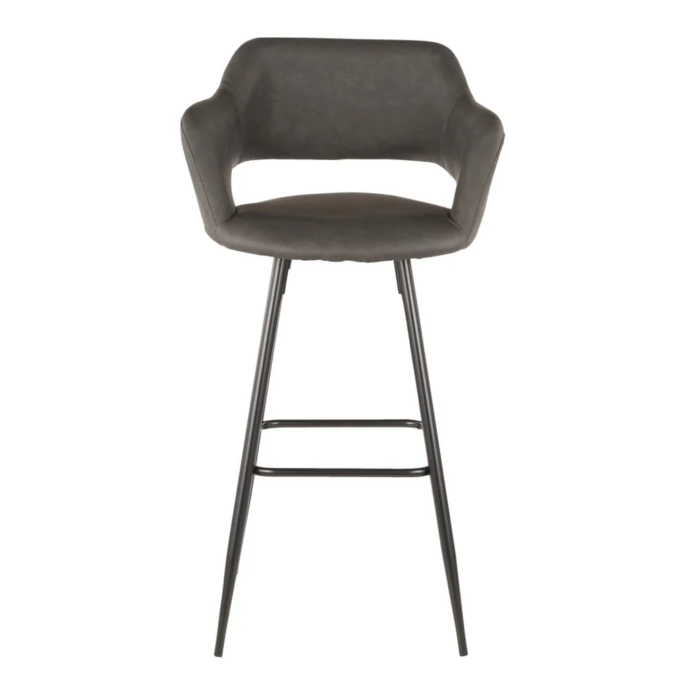 Carson Carrington Vallen Faux Leather Bar Stools (Set of 2) - N/A