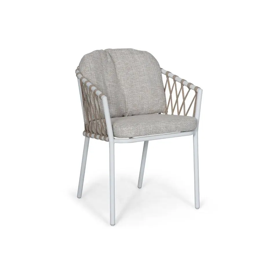 Tuinset 4 personen 160 cm Rope Wit Lifestyle Garden Furniture Morano/Tavona