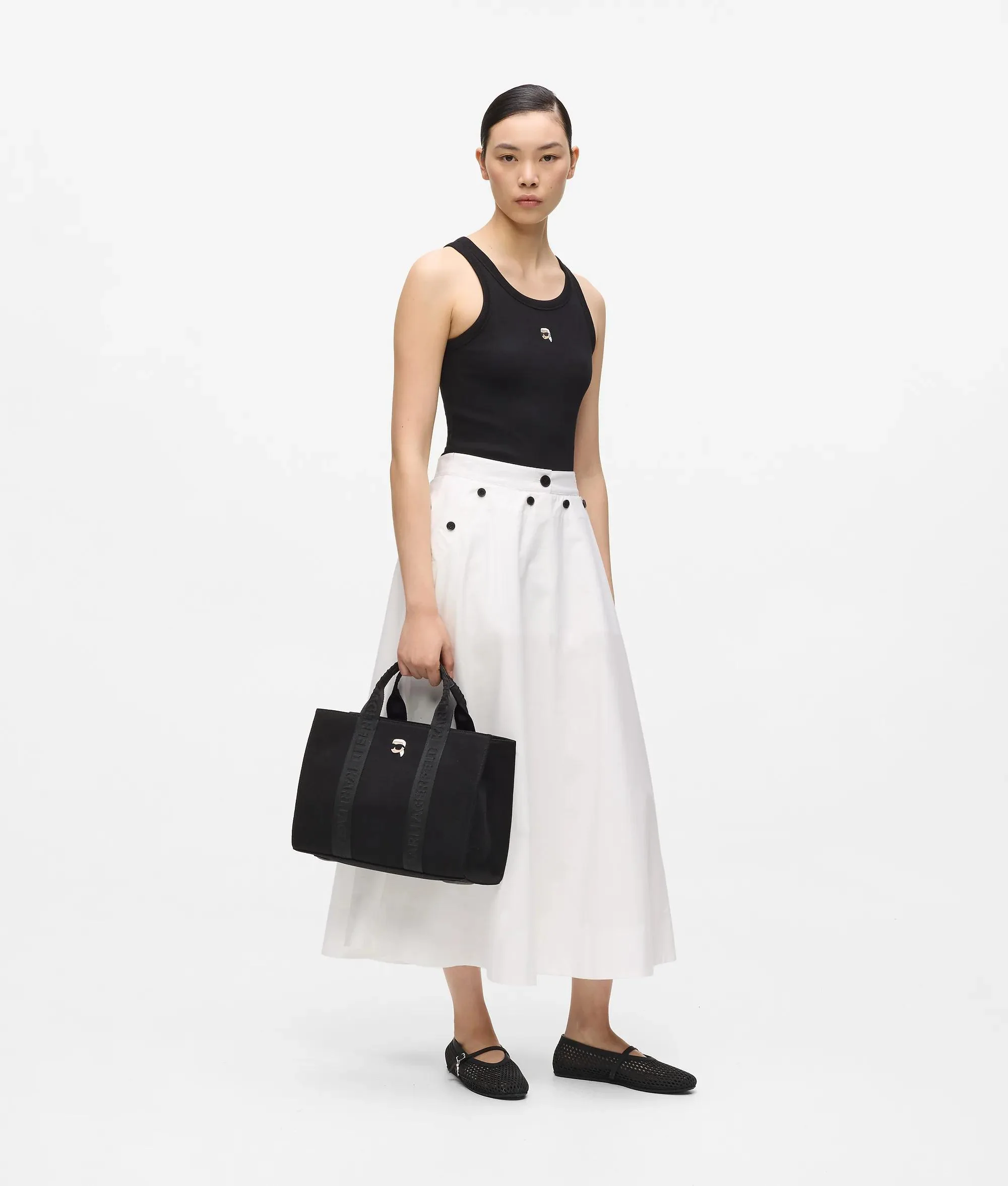 Sac en toile carré à broche Ikon