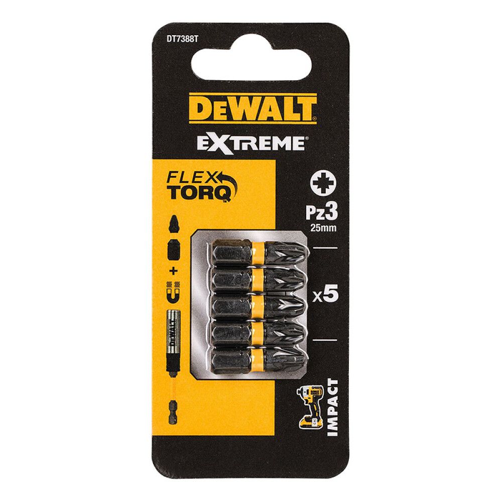 TORSJONBITS DEWALT DT7388T-QZ PZ325MM 5STK