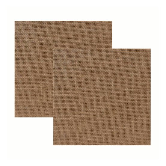 Hessian Panel 8 x 8 Inches 2 Pack