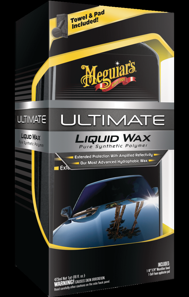 Meguiar's Ultimate Liquid Wax kit, 3-pc, 473-mL