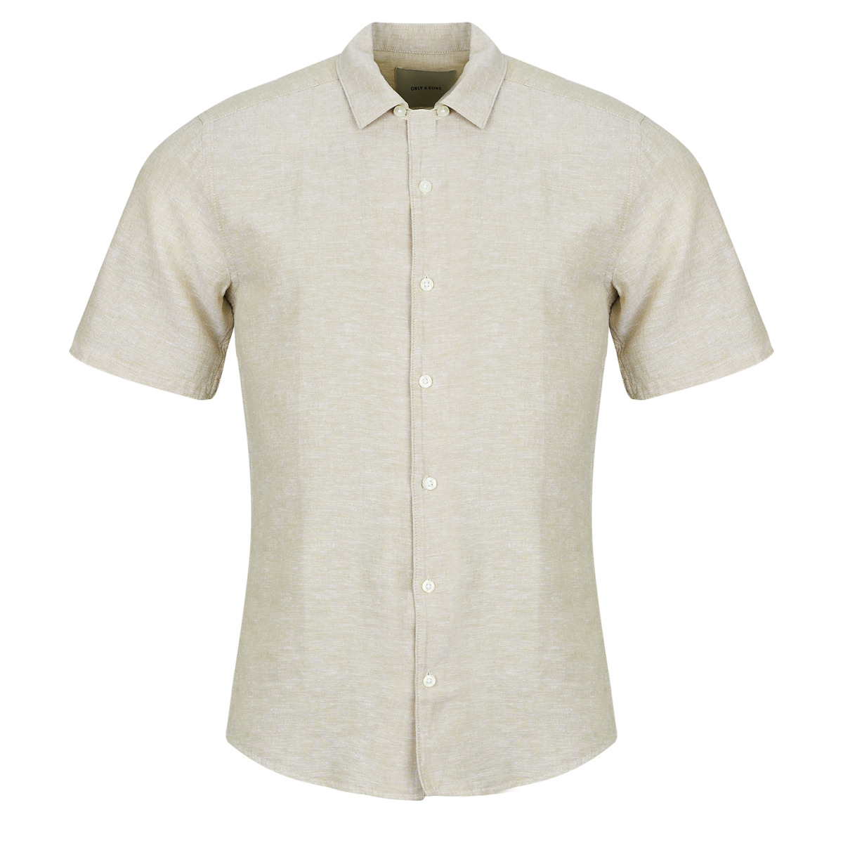 Only & Sons  - ONSCAIDEN LIFE SS SOL RES LINEN - Beige