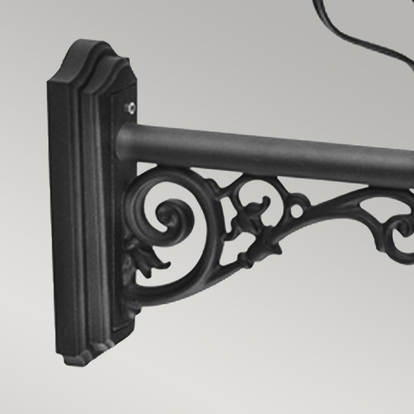 Kinkiet zewnętrznyczarny Wilmslow 1xE27x60W IP23 Elstead