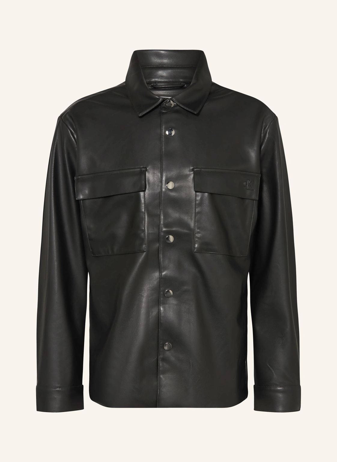 Calvin Klein Jeans Overjacket in Lederoptik