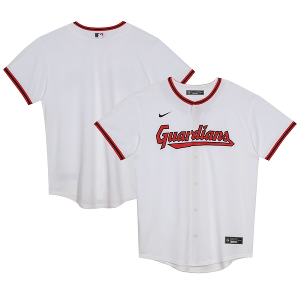 Cleveland Guardians Nike Preschool Home Blank Replica Jersey - White