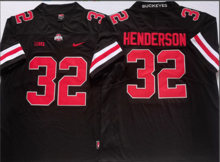 TreVeyon Henderson NCAA Ohio State Buckeyes Nike Vapor Limited Jersey