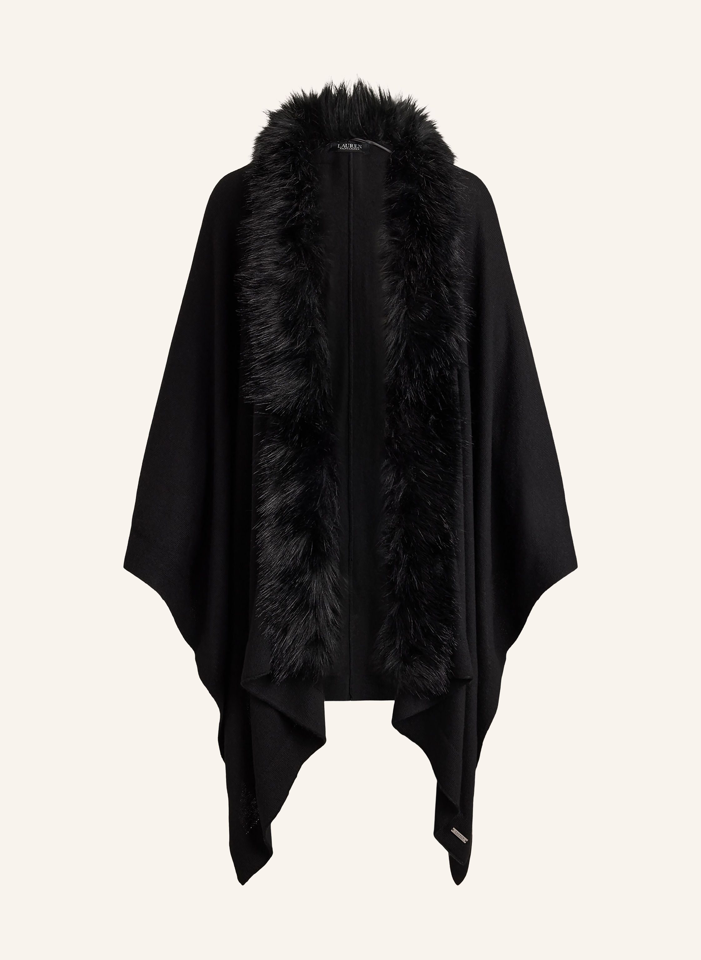 LAUREN RALPH LAUREN Cape mit Kunstfell