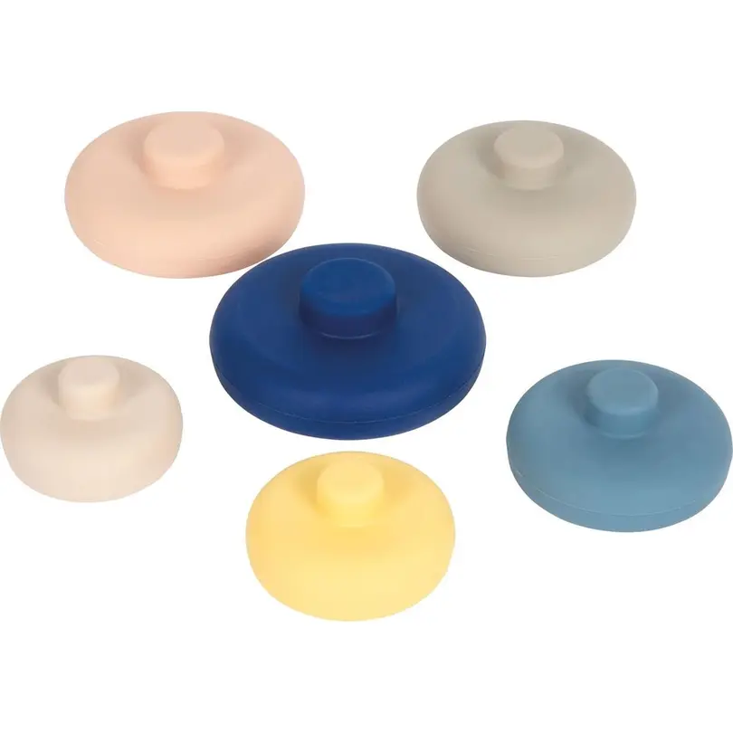 Spielset 6-teilig Silikon Stapelturm
