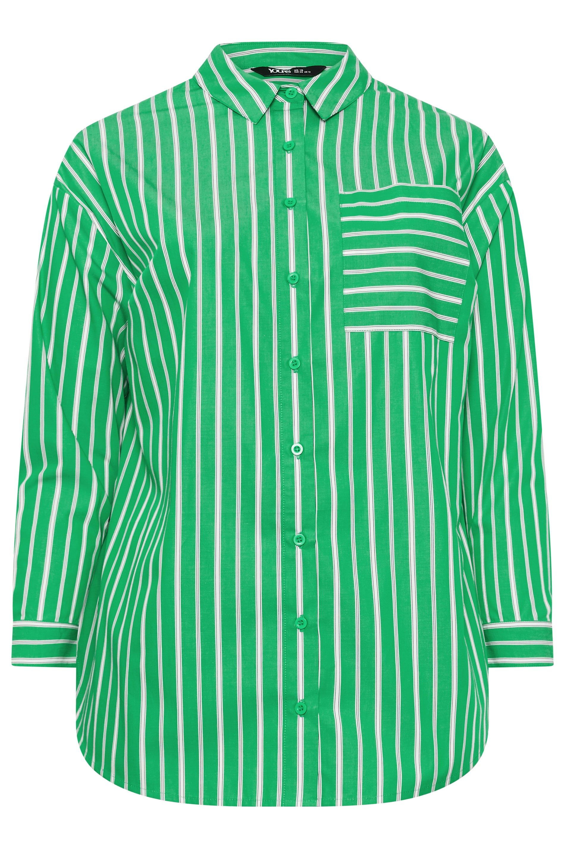 Yours Long Sleeve Striped Shirt