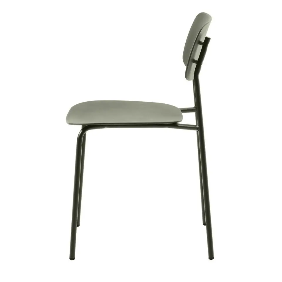 Eetkamerstoel Groen - Zithoogte 46cm - Kirkland - Set van 4