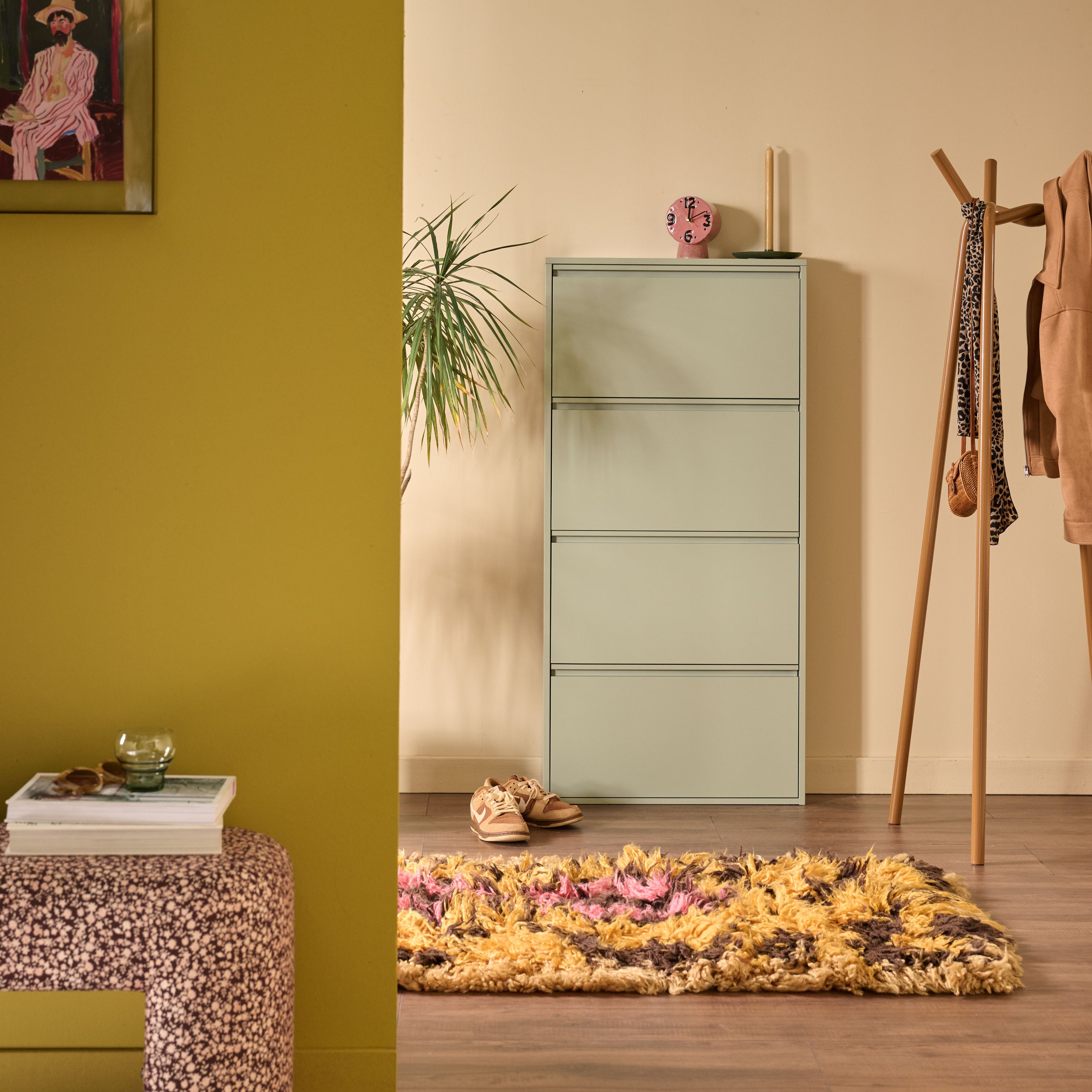 HKliving Fluffy Vloerkleed 80 x 350 cm - South Beach