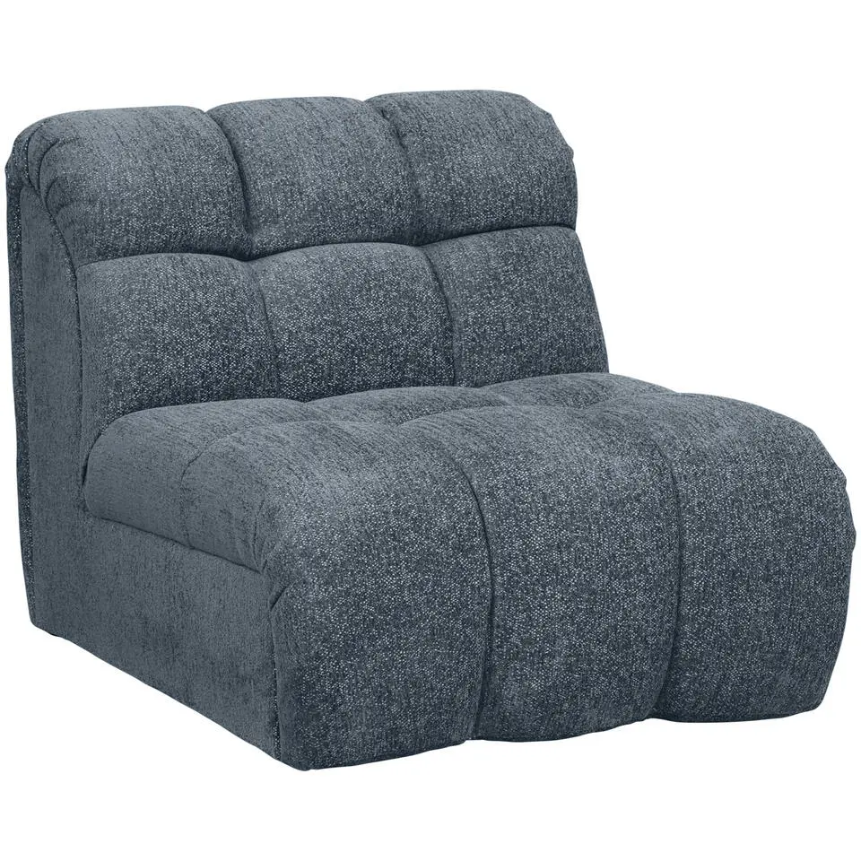 Draaifauteuil Beau - stof Raven - donkerblauw