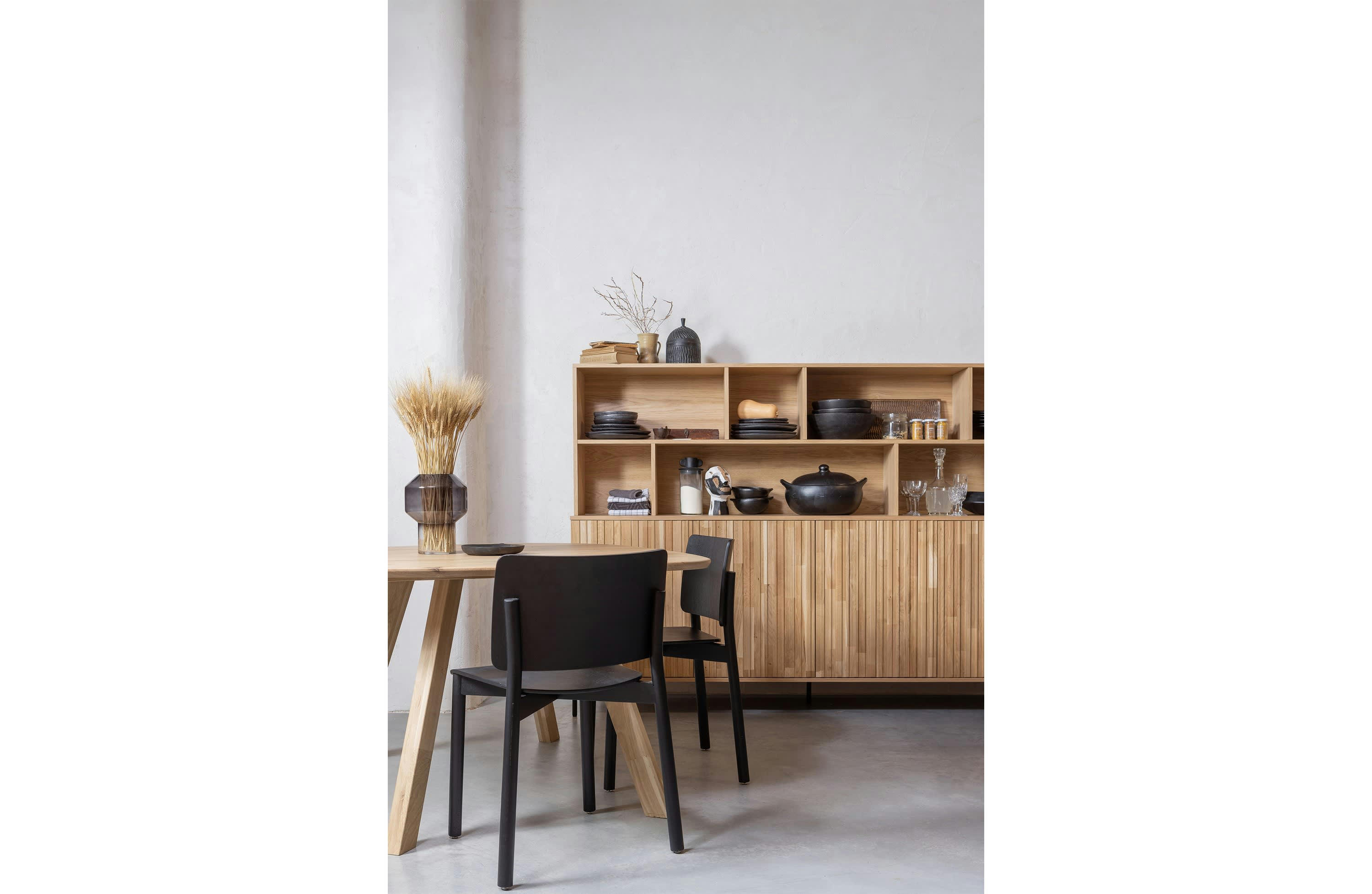 NEW - Armoire murale 4 portes en chêne beige