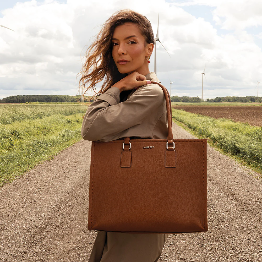 The Valentina - 2-in-1  Affogato Vegan Leather Tote Bag