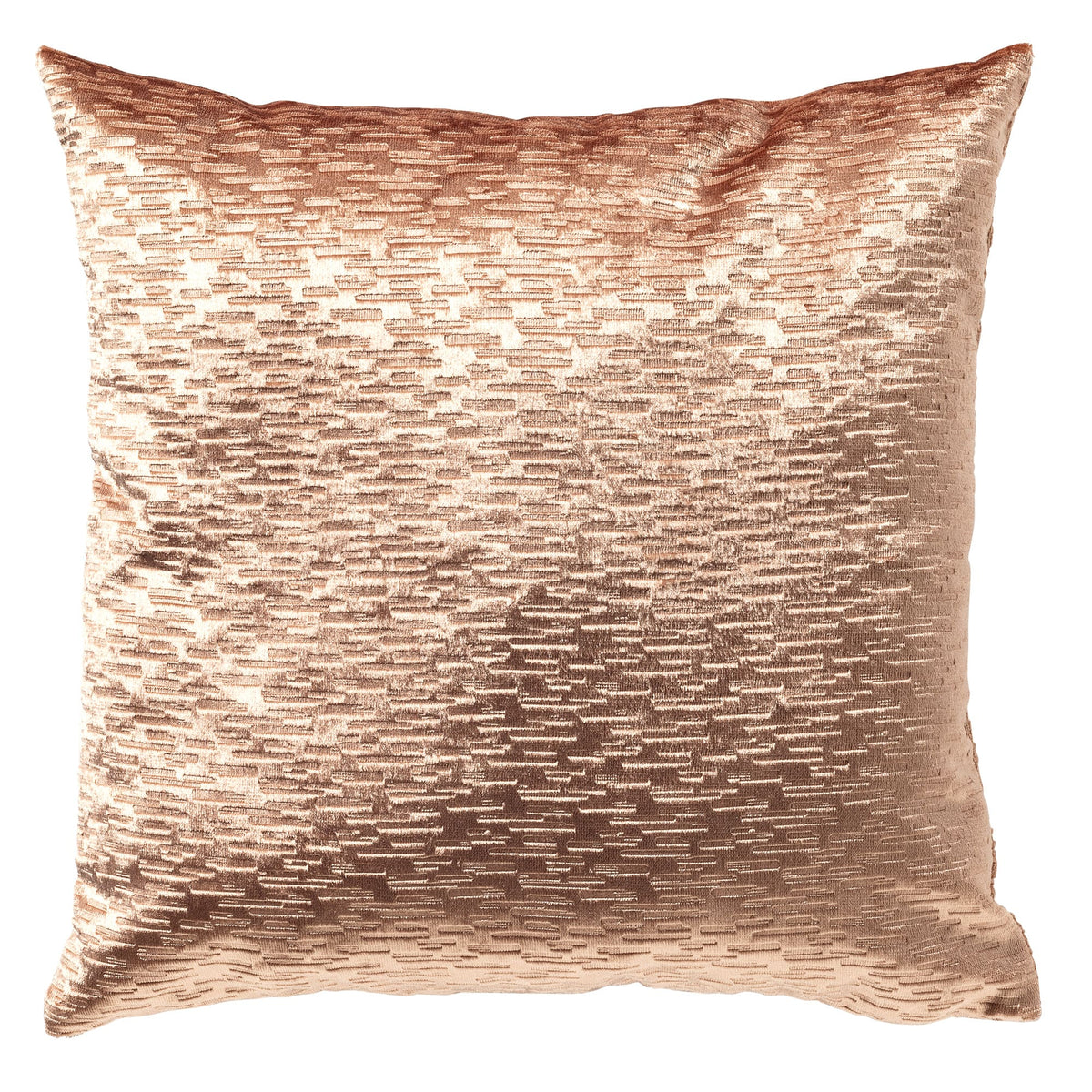 JADI - sierkussen 45x45 cm - met glans - Tawny Brown - bruin