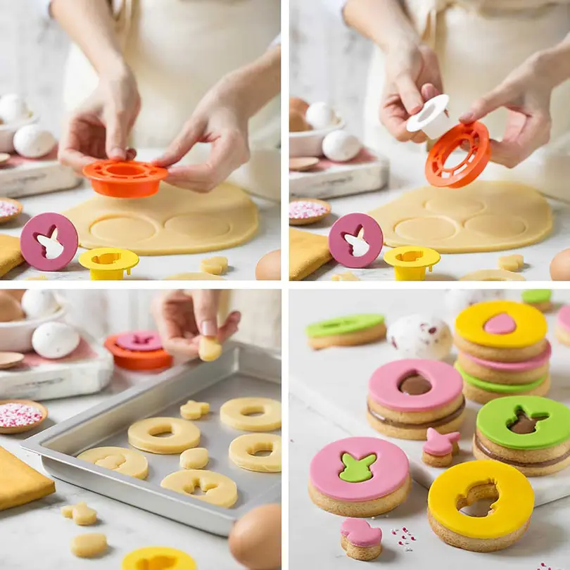 Ausstecher 4er-Set Linzer Ostern Mix & Match